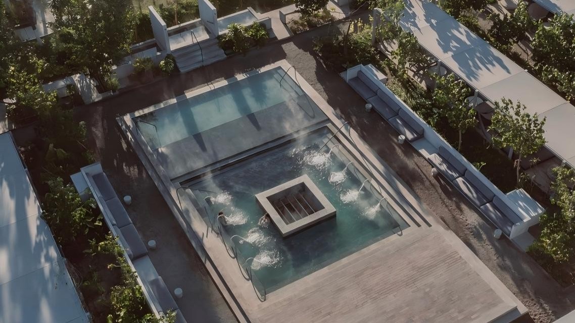 億伽設計-湯泉設計-花園溫泉：在熱與靜里沉入大地